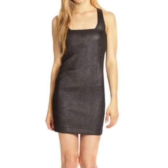 Snake Print Dress - Picture 1 of 4